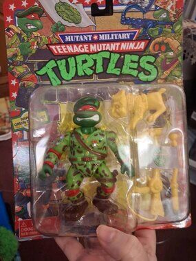 TMNT Mutant Military The Green Teen Beret RAPHAEL Action FIGURE NEW!!RARE